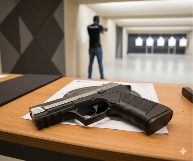 Ekol ALP Fume 9mm Compact Blank-Firing Training Tool | Self-Defense Tool | Fume